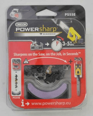 Pièces agricoles - Jardin et forêt pièce adaptable - Chaîne de tronçonneuse 3/8" 1,3mm 55 DL demi-ciseau Powersharp Boite Oregon
