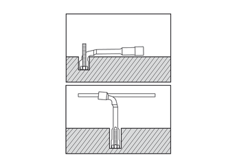 Outils - Outils divers - Clé à pipe débouchée 6x6 pans D: 24mm