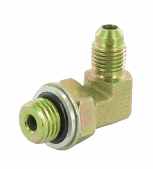 Pièces agricoles - Hydraulique - Raccord coude 7/16JIC x M14