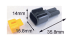Connectique électrique mâle étanche TOURMAX type 090 (FRW)