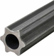 Tube profilé étoile S4 Ø ext. : 51x37 mm L : 0,8 m Walterscheid