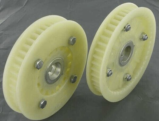 Pièces agricoles - Jardin et forêt pièce origine - Poulie à gorges Satz 2 Stk