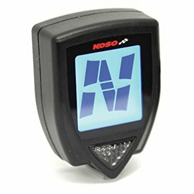 Pièces Quad & Motos - Equipement véhicule - Indicateur de rapport engagé KOSO Super Slim Style universel noir