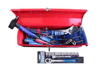 Outils - Outils divers - Caisse à outils "Les essentiels" - 39 pièces