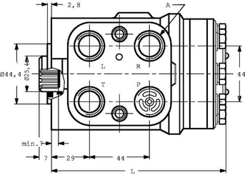 Pièces agricoles - Hydraulique - Orbitrol SOSPB-250-NO-GP