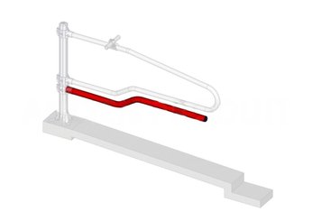 Materiels - Accessoires 0Kg-5Kg - TUBE BAS PLASTIQUE ROUGE COWFLEX III
