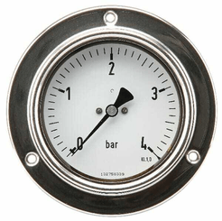 Pièces agricoles - Hydraulique - Manomètre Ø100 0-4bar ½" pan.