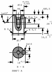 Pièces agricoles - Hydraulique - Moteur Orbit ,W. Ø16 Moteur O