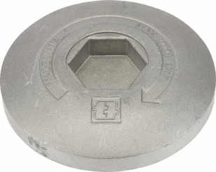Pièces agricoles - Jardin et forêt pièce adaptable - Bouton en aluminium ¢80 mm