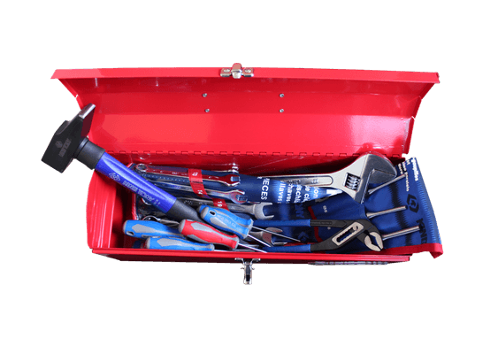 Outils - Outils divers - Caisse à outils "Les essentiels" - 26 pièces