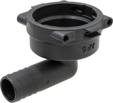 Pièces agricoles - Pièce Pulvérisateur - Raccord à fourche, femelle 90° AF5, embout de tuyau 20 mm