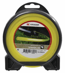 Pièces agricoles - Jardin et forêt pièce adaptable - Fil de coupe Ø 3.3mm 9m rond jaune Kramp