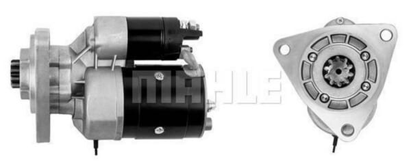 Pièces agricoles - Eclairage - Démarreur 12 V, 3,3 kW, 10 dents, CW, Mahle