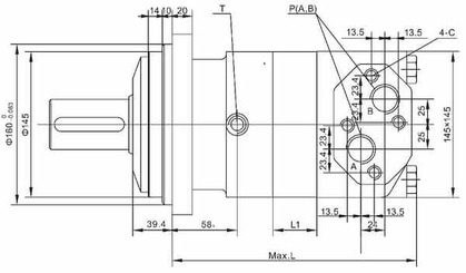 Pièces agricoles - Hydraulique - Moteur orbital 500 cm3 gopart