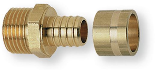 Plomberie - Joints et accessoires de plomberie - RACCORD MALE FIXE 1/2 10X12