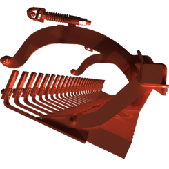 Pièces agricoles - Pièce divers - BARRE DE DECROTTOIR 3.50m complet