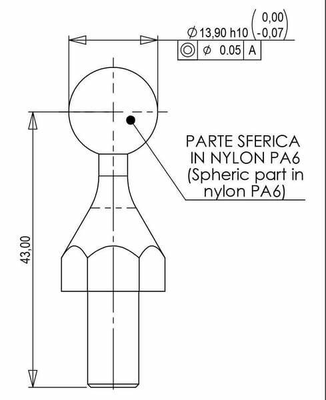 Pièces agricoles - Hydraulique - Rotule de direction fixe, joystick IMCL