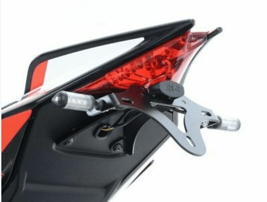 Pièces Quad & Motos - Equipement véhicule - Support de plaque noir R&G RACING Aprilia V4 Tuono