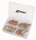 LOT 25 GOUPILLES CLIPS TUBES EN COFFRET