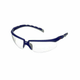 Lunettes de sécurité Solus 2000, monture bleue/grise, antirayures+ (K), verres transparents
