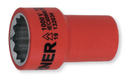 Douille 3/8" 12 pans isolée 9 mm (par 1)