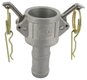 Embout de tuyau Camlock Type C 3" en acier inoxydable