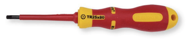 Tournevis électricien isolé 1000 Volts TX avec trou 25 x 80 (par 1)