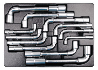 Outils - Outils divers - Thermoformé 12 clés à pipe 8, 10-14, 16-19, 22, 24mm