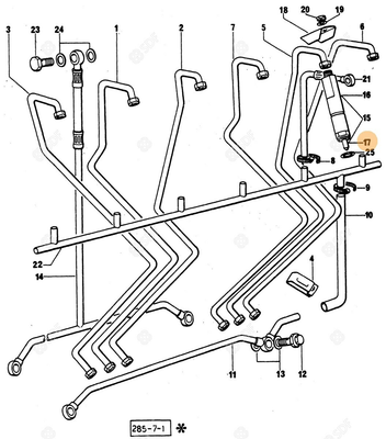 Pièces agricoles - Pieces moteur - INJECTEUR Deutz-Fahr origine