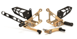 Commandes reculées ajustables GILLES TOOLING MUE2 or Yamaha MT-10