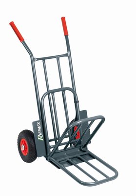Levage et manutention - Diables et chariots - CHARIOT DIABLE 250KGS BAVETTE REPLIABLE ROUES INCREVABLES