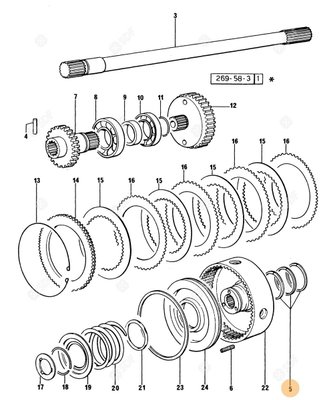 Pièces agricoles - Pieces moteur - SEGMENT Deutz-Fahr origine