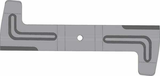 Pièces agricoles - Jardin et forêt pièce adaptable - Lame p/Kubota 422/18,3mm