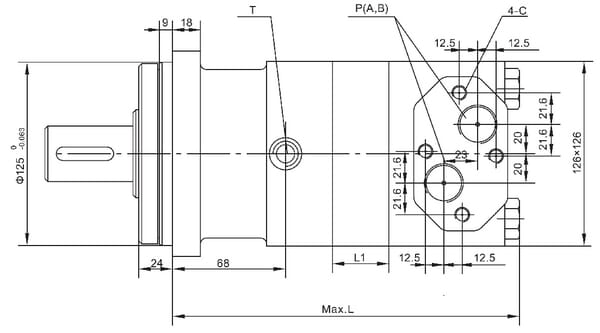 Pièces agricoles - Hydraulique - Moteur orbital 315cc Kramp