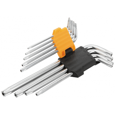 Outillage a main - Clés - JEU 9 CLEFS TORX LONGUES (20056)