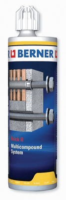 Chimie - Chimie divers - Scellement chimique MCS Brick polyester matériaux creux 300 gris (par 1)
