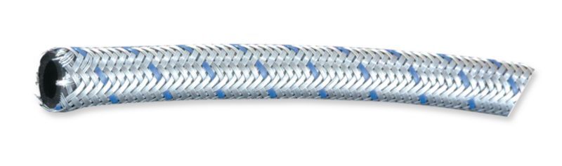 Automobile - Consommables et accessoires auto. - Tuyau tressé métal extérieur carburant diamètres 7,5x12,5mm longueur 10m pour transfert gasoil et huile pour lubrification (par