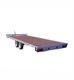 PLATEAU ROUES DESSOUS 506x215 freiné 2 essieux PTAC : 2500 kg