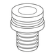 RACCORD SORTIE D.35 120LT/MN S464