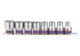 Blister douilles 1/2" à 6 pans
