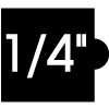Outils - Outils divers - Blister de douille 1/4" 12mm