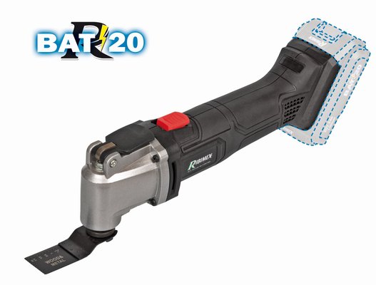 Materiels - Outillage électroportatif - OUTIL OSCILLANT "R-BAT20" 20V SANS BATTERIE NI CHARGEUR