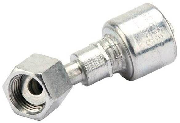 Pièces agricoles - Hydraulique - Racc. à sertir DN8-11/16 ORFS 45°