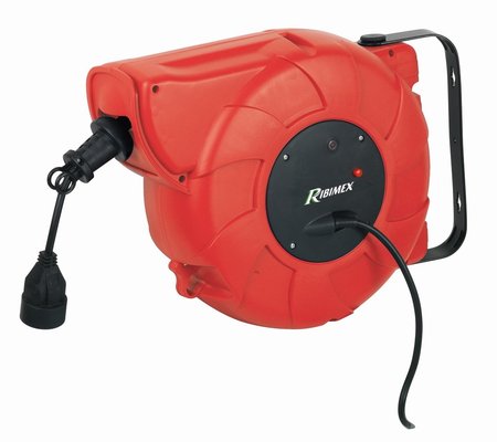 Electricite - Dévidoirs - Enrouleurs - Prolongateurs - DEVIDOIR AUTOMATIQUE ELECT 22M +2M 3X1,5