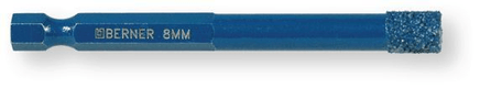 Foret diamant hexagonal 1/4" 8 mm (par 1)