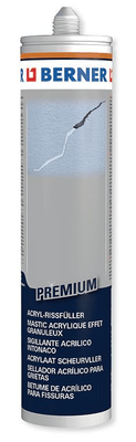 Chimie - Chimie divers - Mastic acrylique effet granuleux Premium blanc cartouche 310 ml (par 1)