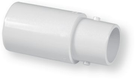 Raccord lisse baïonette tuyau d'évacuation Ø 40 mm (par 1)