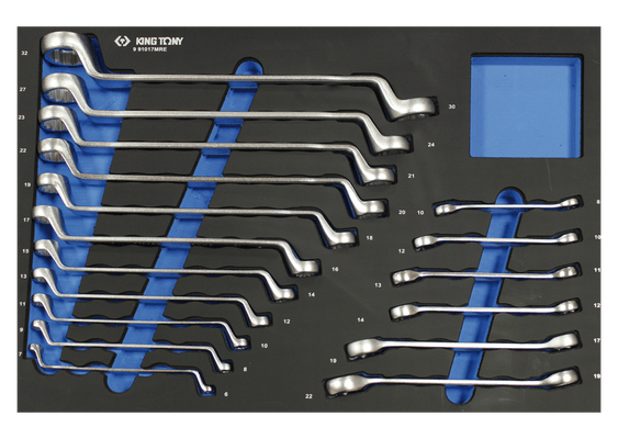 Outils - Outils divers - Module mousse + PP 17 pcs Clés polygonales et tuyauter
