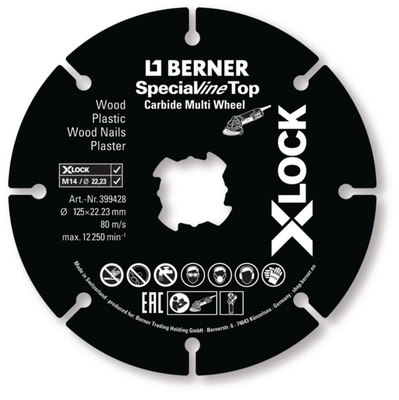 Electroportatif - Electroportatif divers et accessoires - Disque SPECIALline Top Carbure X-Lock (par 1)