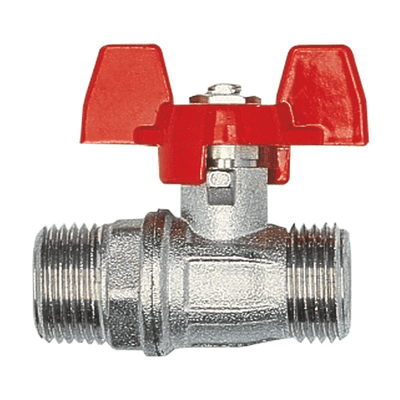 Pièces agricoles - Hydraulique - VANNE BILLE 2V LAITON M1/2-M1/2"